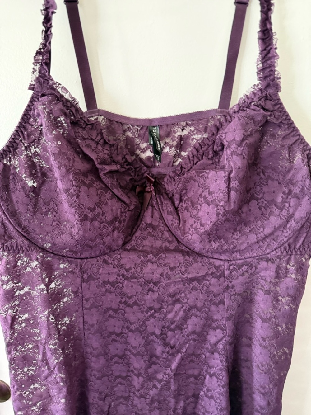 Torrid Curve Woman’s Plus Size Purple Lace Camisole Nightdress Lingerie 4X